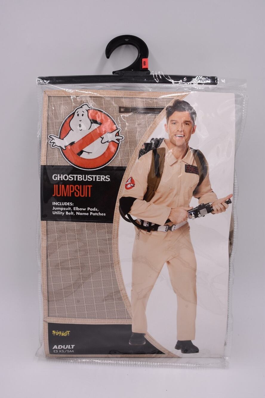 GHOSTBUSTERS Jumpsuit Adult XS/SM plus Goggles -- Halloween Spirit Cosplay